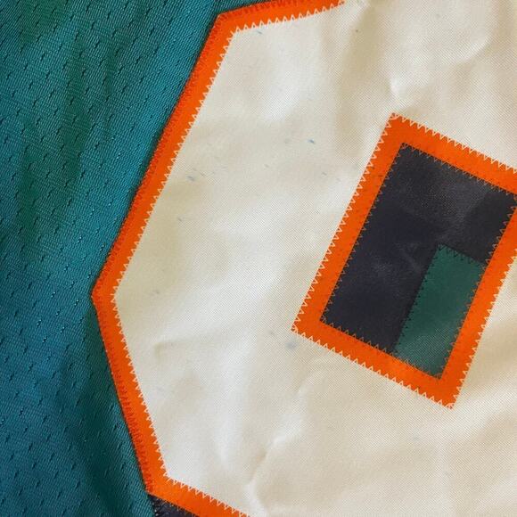 Vintage REEBOK Miami Dolphins Daunte Culpepper NFL Jersey Men's Large - Picture 7 of 9